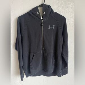 Under Armour Women’s Black Hoodie Half Zip Size Medium